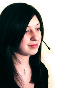 head-set-girl-stock-photography head-set-girl-stock-photography