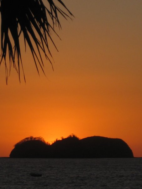 hermosa beach costa rica sunset