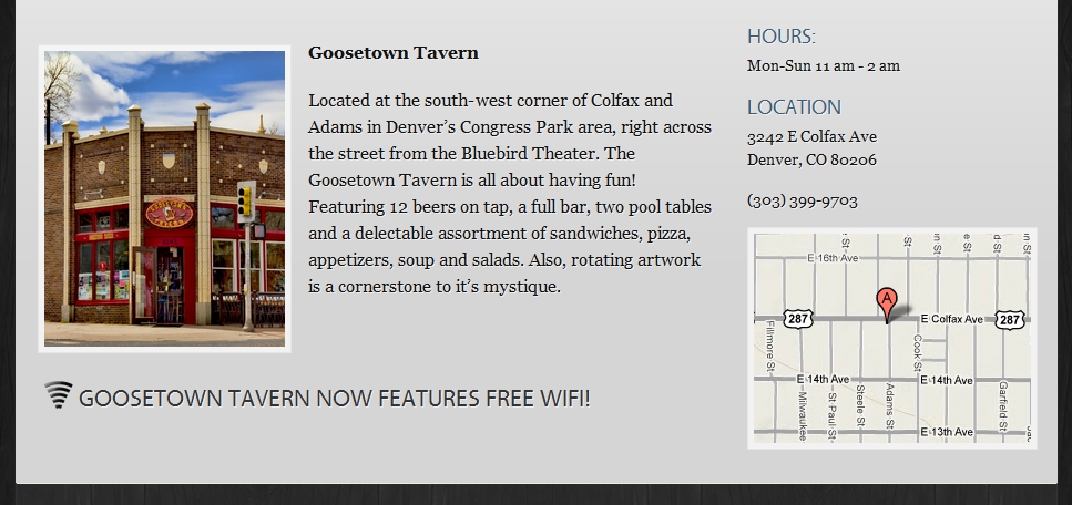 denver website content example